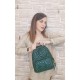 Zaino in Ecopelle Verde Susan Zaino in Ecopelle Verde Susan