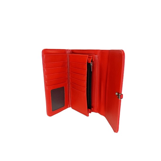 Portafoglio in Similpelle Rosso Portafoglio in Similpelle Rosso
