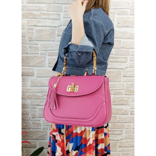 Borsa in Pelle Luxury Fucsia Africa Borsa in Pelle Luxury Fucsia Africa