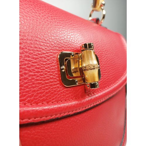 Borsa in Pelle Luxury Rossa Africa 