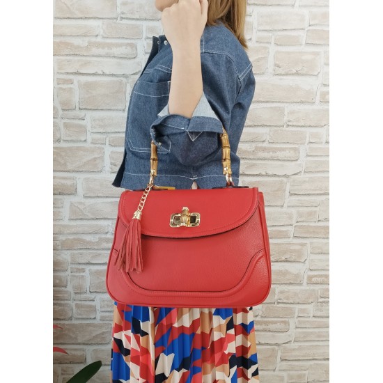 Borsa in Pelle Luxury Rossa Africa Borsa in Pelle Luxury Rossa Africa