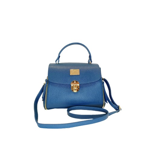 Borsa Bauletto Blu Petrolio Alessandra