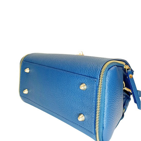 Borsa Bauletto Blu Petrolio Alessandra Borsa Bauletto Blu Petrolio Alessandra