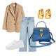 Borsa Bauletto Blu Petrolio Alessandra Borsa Bauletto Blu Petrolio Alessandra