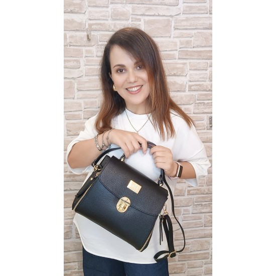 Borsa Bauletto Nero Alessandra Borsa Bauletto Nero Alessandra