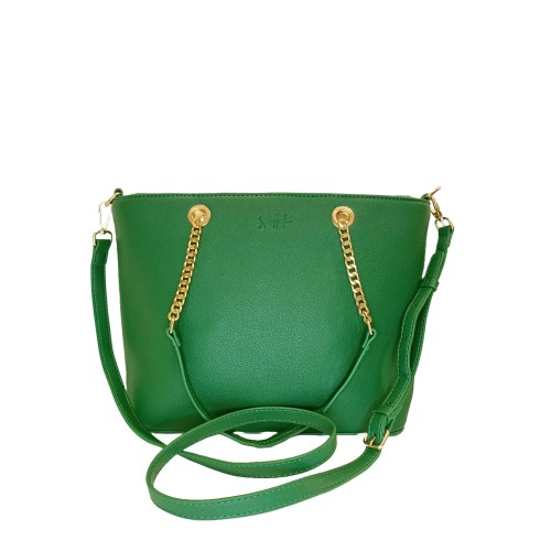 Borsa in Ecopelle Verde Arianna