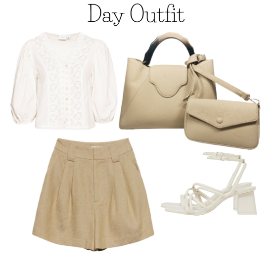 Borsa in Ecopelle e Pochette Beige Asia Borsa in Ecopelle e Pochette Beige Asia