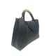 Borsa in Ecopelle e Pochette Nera Asia Borsa in Ecopelle e Pochette Nera Asia