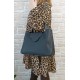 Borsa in Ecopelle e Pochette Nera Asia Borsa in Ecopelle e Pochette Nera Asia
