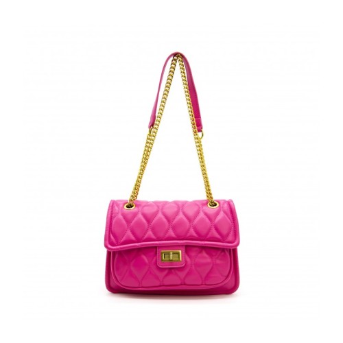Borsa in Similpelle Fucsia Candy
