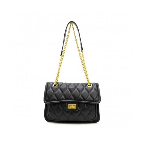Borsa in Similpelle Nera Candy