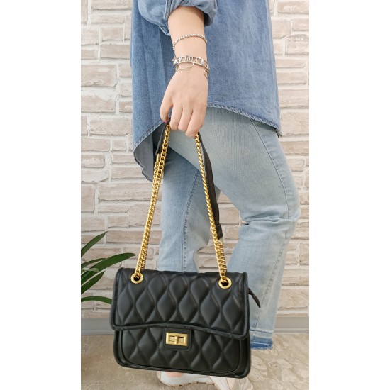 Borsa in Similpelle Nera Candy Borsa in Similpelle Nera Candy