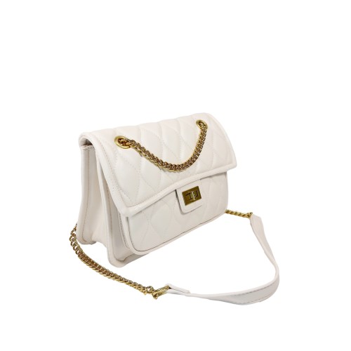 Borsa in Similpelle Panna Candy
