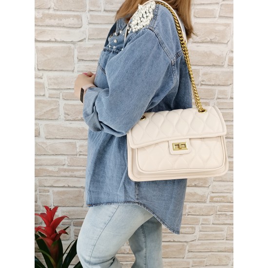 Borsa in Similpelle Panna Candy Borsa in Similpelle Panna Candy