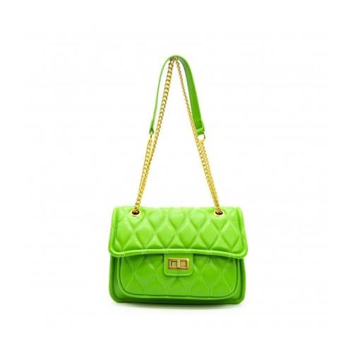 Borsa in Similpelle Verde Candy