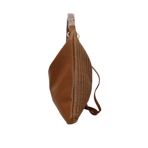 Borsa In Similpelle Cognac Chantal Big