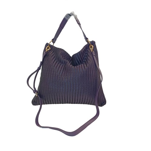Borsa in Similpelle Viola Chantal Big