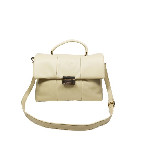 Borsa in Ecopelle Giallo Pastello Cloe