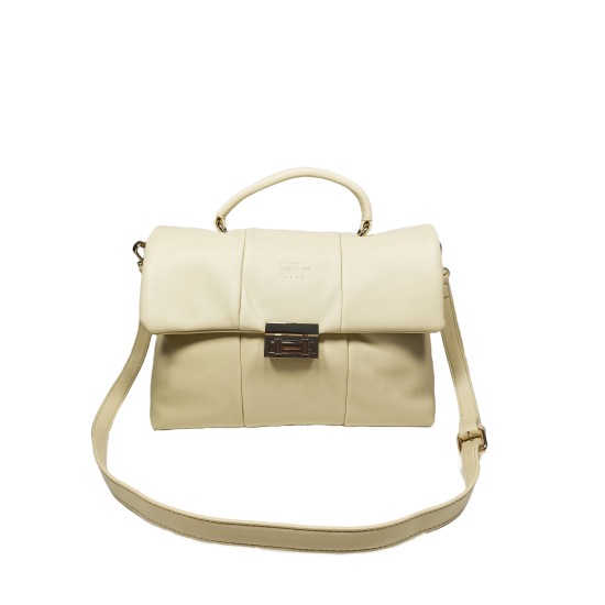 Borsa in Ecopelle Giallo Pastello Cloe Borsa in Ecopelle Giallo Pastello Cloe