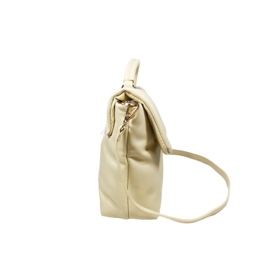 Borsa in Ecopelle Giallo Pastello Cloe Borsa in Ecopelle Giallo Pastello Cloe