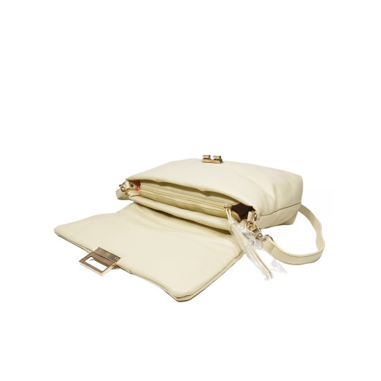 Borsa in Ecopelle Giallo Pastello Cloe Borsa in Ecopelle Giallo Pastello Cloe