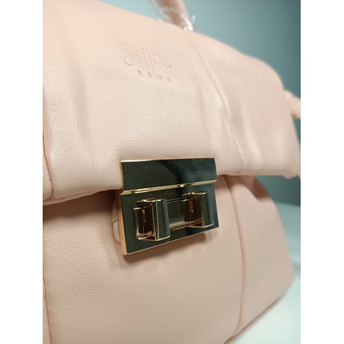 Borsa in Ecopelle Rosa Cipria Cloe