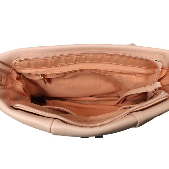 Borsa in Ecopelle Rosa Cipria Cloe Borsa in Ecopelle Rosa Cipria Cloe
