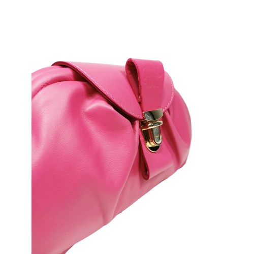Borsa in Pelle Fucsia Dafne