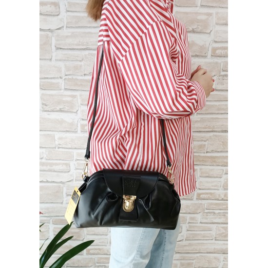 Borsa in Pelle Nera Dafne Borsa in Pelle Nera Dafne
