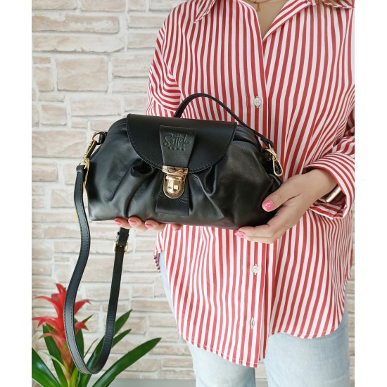 Borsa in Pelle Nera Dafne Borsa in Pelle Nera Dafne