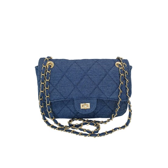 Denim bag Meggy Dark Blue Denim bag Meggy Dark Blue