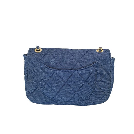 Denim bag Meggy Dark Blue Denim bag Meggy Dark Blue