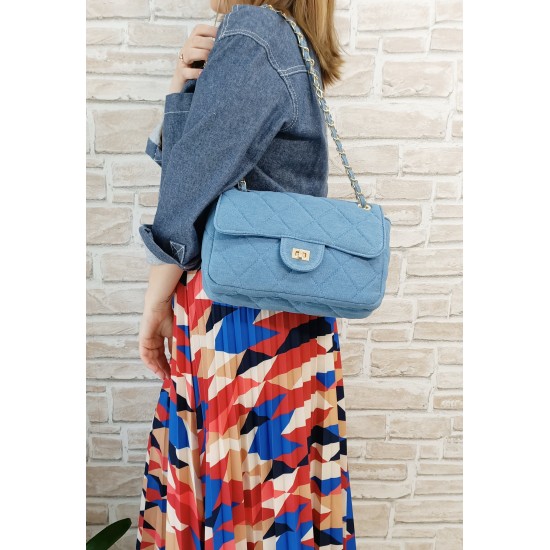 Denim bag Meggy Light Blue Denim bag Meggy Light Blue