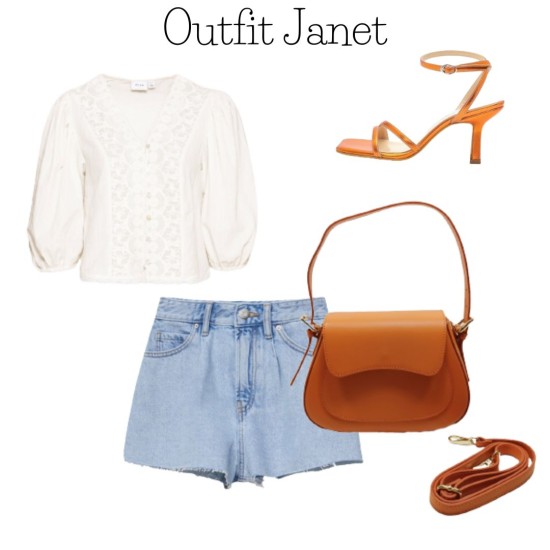 Borsetta in pelle Arancio Janet Borsetta in pelle Arancio Janet