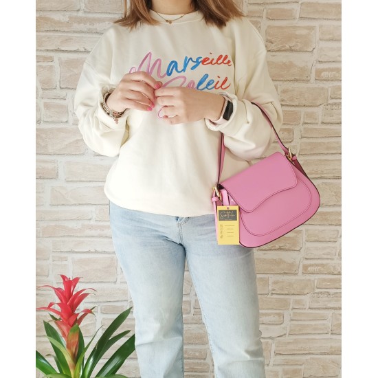 Borsetta in pelle Rosa Janet Borsetta in pelle Rosa Janet