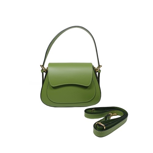 Borsetta in pelle Verde Janet