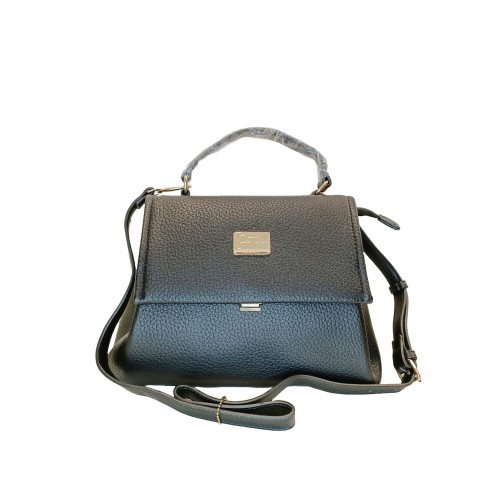 Borsa in Similpelle Nera Lucrezia