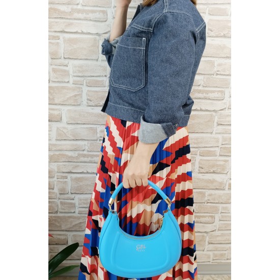 Borsa in Similpelle Azzurra Luna Borsa in Similpelle Azzurra Luna