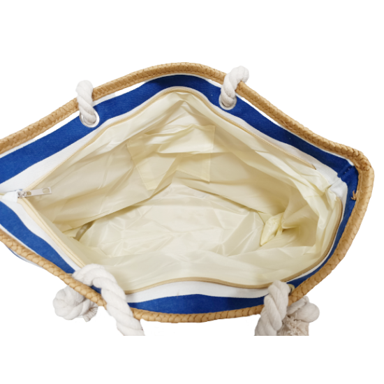 Borsa Mare in Tela Blu Marina Borsa Mare in Tela Blu Marina