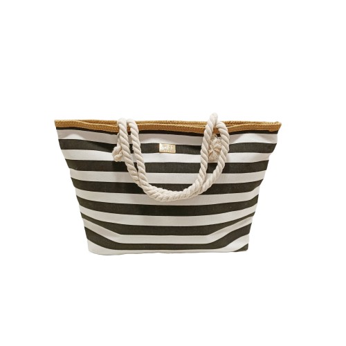 Borsa Mare in Tela Nera Marina 
