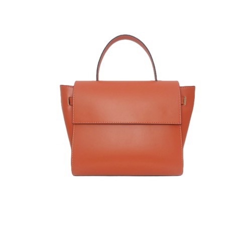 Borsa in Pelle Rossa Aranciato Melissa 