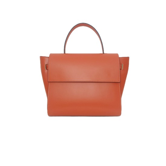 Borsa in Pelle Rossa Aranciato Melissa Borsa in Pelle Rossa Aranciato Melissa