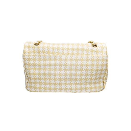 Borsa Pied de Poule Beige Monica Borsa Pied de Poule Beige Monica