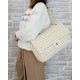 Borsa Pied de Poule Beige Monica Borsa Pied de Poule Beige Monica