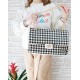 Borsa Pied de Poule Nera Monica Borsa Pied de Poule Nera Monica