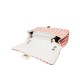 Borsa Pied de Poule Rosso Arancio Monica Borsa Pied de Poule Rosso Arancio Monica