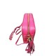 Borsa in Pelle e Juta Fucsia Paris Borsa in Pelle e Juta Fucsia Paris