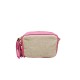 Borsa in Pelle e Juta Fucsia Paris Borsa in Pelle e Juta Fucsia Paris