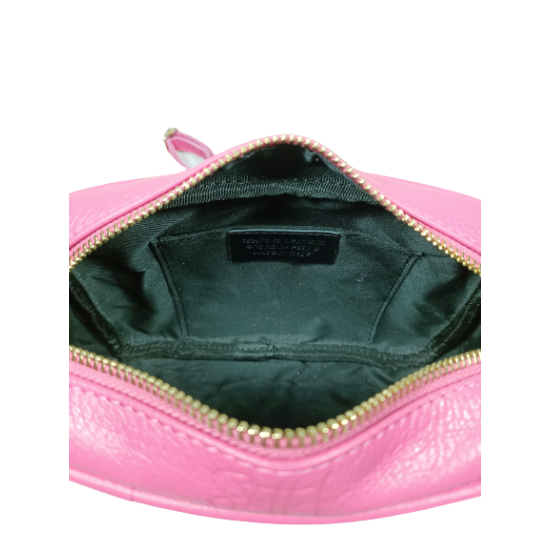 Borsa in Pelle e Juta Fucsia Paris Borsa in Pelle e Juta Fucsia Paris