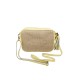 Borsa in Pelle e Juta Gialla Paris Borsa in Pelle e Juta Gialla Paris